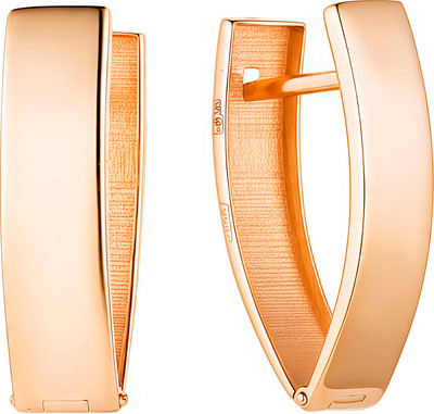 Серьги из красного золота 7 КАРАТ П22013-039К14