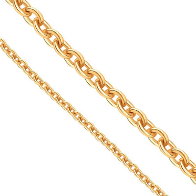 Цепочка из красного золота 7 КАРАТ ПЦ206-03031 (50см)