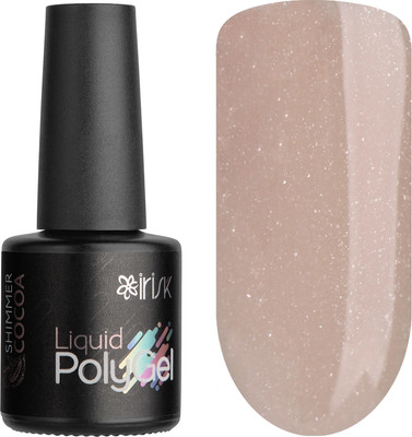 Моделирующий гель для ногтей IRISK Liquid PolyGel тон 12 Shimmer Cocoa (10мл)