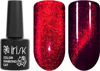 Гель-лак для ногтей IRISK Color Diamond Cat тон 036 Ruby Reds (10мл)