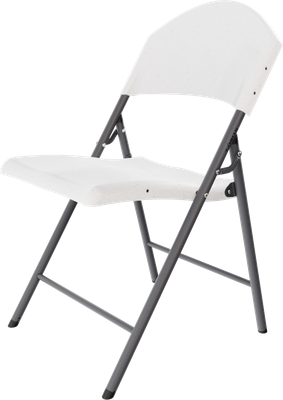 Стул складной SAMMAN Van N 59x49x86 (гладкий, белый флок)