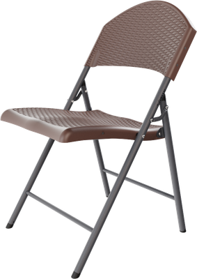 Стул складной SAMMAN Van R 59x49x86 (ротанг, коричневый)