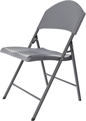 Стул складной SAMMAN Van R 59x49x86 (ротанг, серый)