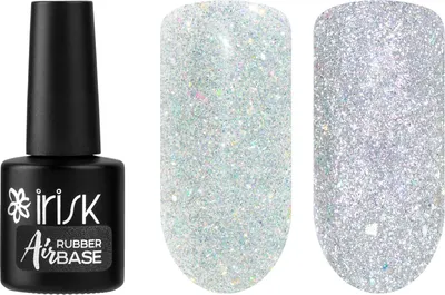База для гель-лака IRISK Air Rubber Base тон 10 Silver Splash (10мл)