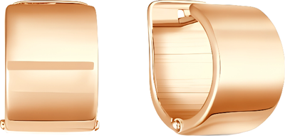 Серьги из красного золота 7 КАРАТ П21013-044К14