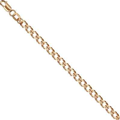 Браслет из красного золота 7 КАРАТ ПБ076ПГ-06011 (18см)