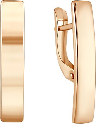 Серьги из красного золота 7 КАРАТ П21013-045К14