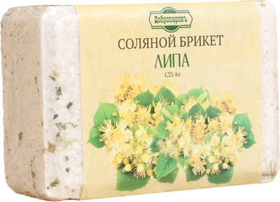 Соляной брикет для бани Добропаровъ Липа с алтайскими травами / 3519614