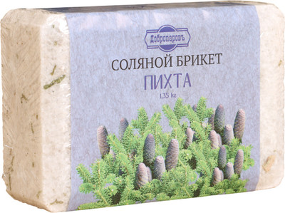 Соляной брикет для бани Добропаровъ Пихта с алтайскими травами / 4836877