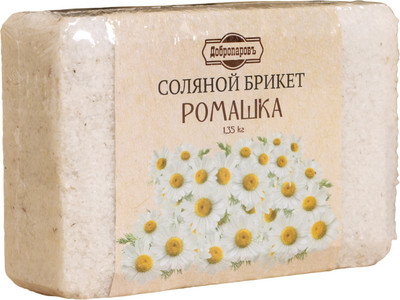 Соляной брикет для бани Добропаровъ Ромашка с алтайскими травами / 3519610