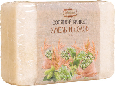 Соляной брикет для бани Добропаровъ Хмель и солод / 7673807