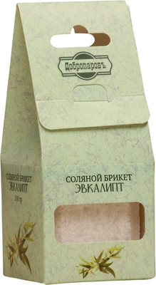 Соляной брикет для бани Добропаровъ Эвкалипт / 9084379