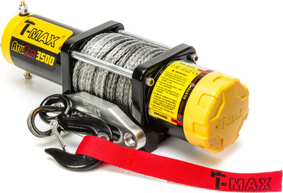 Лебедка электрическая T-MAX ATWPRO3500 / 7207110 (с синтетическим тросом)
