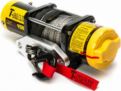 Лебедка электрическая T-MAX ATWPRO4500 / 7241110 (c синтетическим тросом)