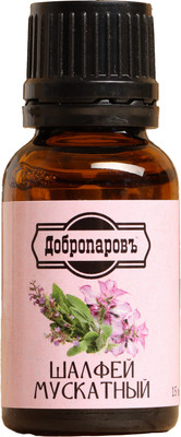 Эфирное масло Добропаровъ Шалфей мускатный / 10296521 (15мл)
