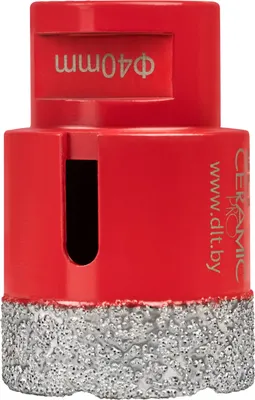 Коронка DLT Ceramic Pro Алмазная для плитки и камня 40мм / 0497