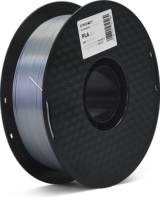 Пластик для 3D-печати Crown PLA Silk CM-FILPLAS005S (1.75мм, 1кг, серебристый)