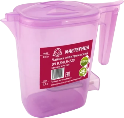 Электрочайник Мастерица ЭЧ 0.5/0.5-220 (фиолетовый)