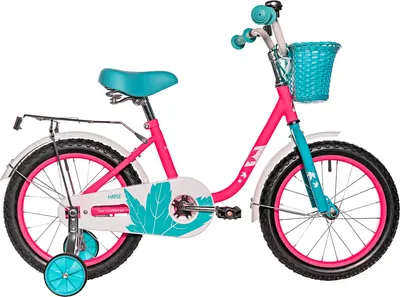 Детский велосипед Novatrack Maple 14 / 144MAPLE.NPN5 (неон розовый, разобранный, в коробке)