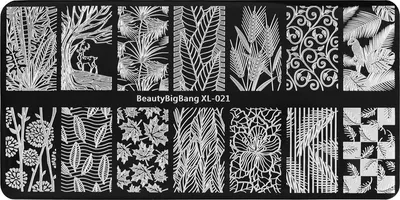 Пластина для стемпинга IRISK металлическая 142 BeautyBigBang XL-021