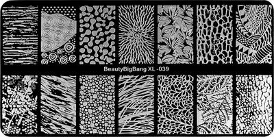 Пластина для стемпинга IRISK металлическая 145 BeautyBigBang XL-039 W