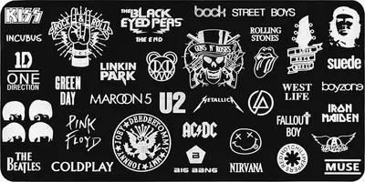 Пластина для стемпинга IRISK металлическая 158 Nirvana