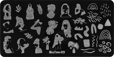 Пластина для стемпинга IRISK металлическая 172 MouTeen 029