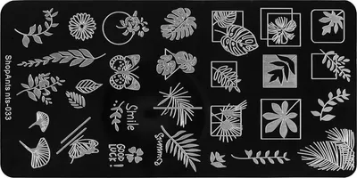 Пластина для стемпинга IRISK металлическая 183 Shop Ants 033