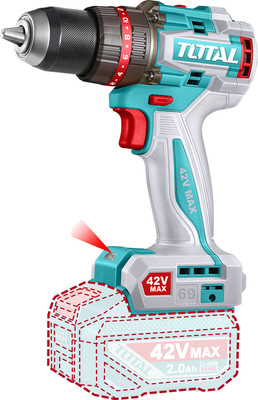 Аккумуляторная дрель-шуруповерт TOTAL TIDLI426981