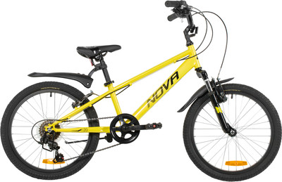 Детский велосипед Novatrack Pointer 20SH6V.POINTER.YL6 (желтый, разобранный, в коробке)
