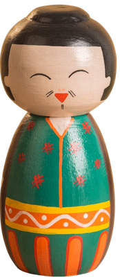 Статуэтка Sima-Land Японская кукла кокеши Фудзико 10465091