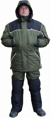 Костюм для охоты и рыбалки UniversaL Fisher -35 (р.42-44/165/175, хаки/черный)