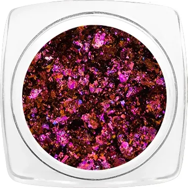 Втирка для ногтей IRISK Пигмент Зеркальные хлопья в баночке тон 11