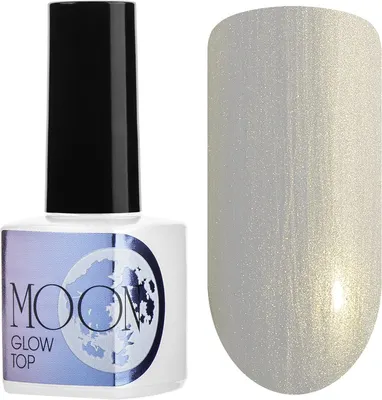 Топ для гель-лака IRISK Moon Glow top без липкого слоя тон 05 Gold (8мл)