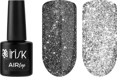 Топ для гель-лака IRISK Air Top без липкого слоя тон 02 Silver (средний) (10мл)