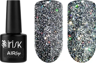 Топ для гель-лака IRISK Air Top без липкого слоя тон 04 Multicolor (10мл)