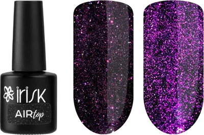 Топ для гель-лака IRISK Air Top без липкого слоя тон 10 Violet (10мл)
