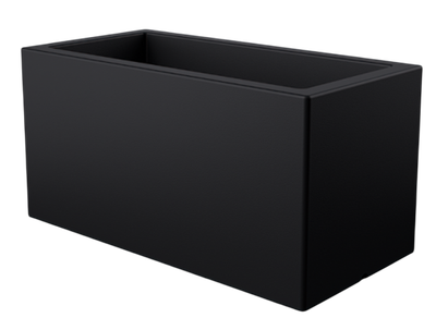 Вазон БЕРКАНО Cubric 40x100 DB / 220_044_00 (Coal Black)