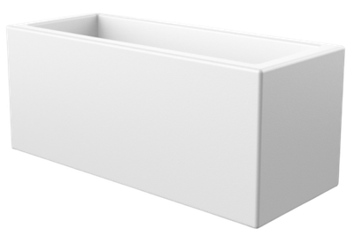 Вазон БЕРКАНО Cubric 26x60 DB / 220_053_03 (Snow White)