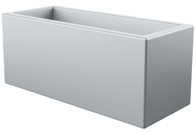 Вазон БЕРКАНО Cubric 26x60 DB / 220_053_21 (Concrete Gray)