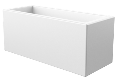 Кашпо БЕРКАНО Cubric 26x60 DB / 220_053_03V (Snow White)