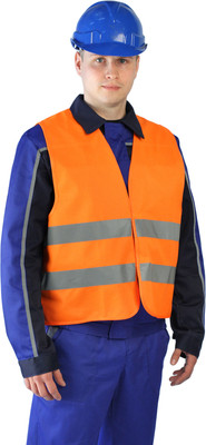 Жилет рабочий УРСУС Сигнальный ЖИЛ321-460 (оранжевый, 44-46 )