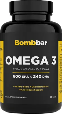 Жирные кислоты Bombbar Омега 3 Экстра (90 капсул)