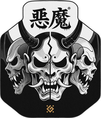 Коврик защитный Defender Motion 50574 (черный/белый/принт Монстр)