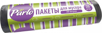 Пакеты для мусора Parlo 30л (20шт)