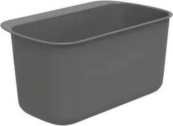 Корзина подвесная Полимербыт Smart 4337005 (серый)