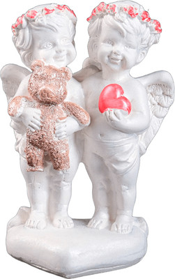 Статуэтка Хорошие сувениры Ангелочки с мишкой на сердце / 7696438