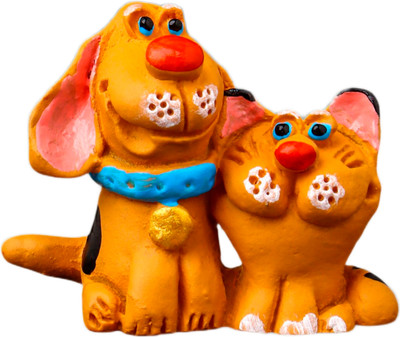 Статуэтка Хорошие сувениры Котик с собачкой / 10887472