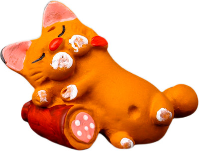 Статуэтка Хорошие сувениры Котик спит на колбасе / 10887468