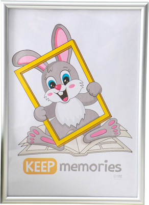 Рамка Keep Memories Радуга 21x30 / 9467331 (серебро матовое)